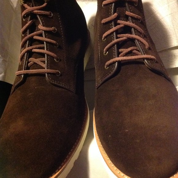 Cole Haan & Todd Snyder Men\'s Cortland Grand Brown Suede Boots 11.5M New in Box main image 9
